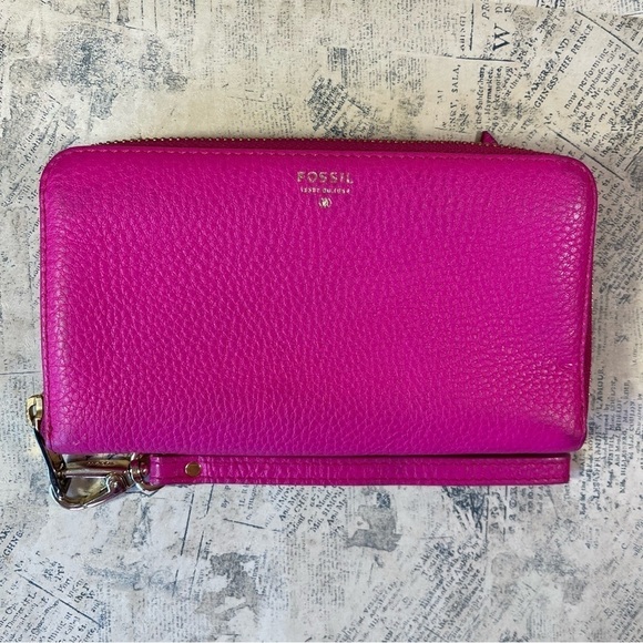 Fossil 'Sydney' Zip Around Phone Wallet - Picture 1 of 12